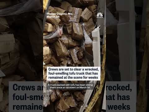 Cleanup to start for crashed tofu truck in Missouri
