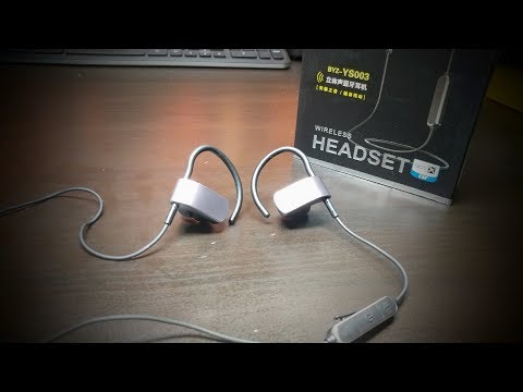 BYZ Sports Chrome Wireless Bluetooth Headset  ( Super Bass ) Unboxing
