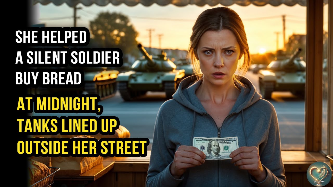 She Helped a Silent Soldier Buy Bread — At Midnight, Tanks Lined Up Outside Her Street