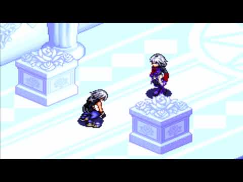 Kingdom Hearts Chain of Memories (GBA) Reverse/Rebirth Cutscene #15 Riku Replica Retreats