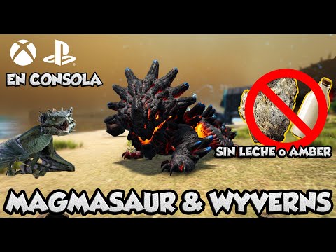 CRIAR MAGMASAUR & WYVERNS EN OFICIAL SIN LECHE O AMBER! TRUCO PARA Consola UBICACION CUEVA