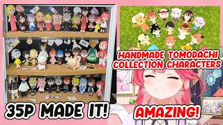 Miko Is Impressed by a 35P's Incredibly Accurate Handmade Tomodachi Collection Characters