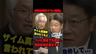 「財務省を解体せよ」国会でついに名前が出た！  西田昌司の直球質問とは #財務省解体 #財務省解体デモ #西田昌司 #国会 #ザイム真理教