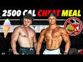 2500 CALORIE CHEAT MEAL WORKOUT W/ WHEEZE!! | Road to Natty Pro