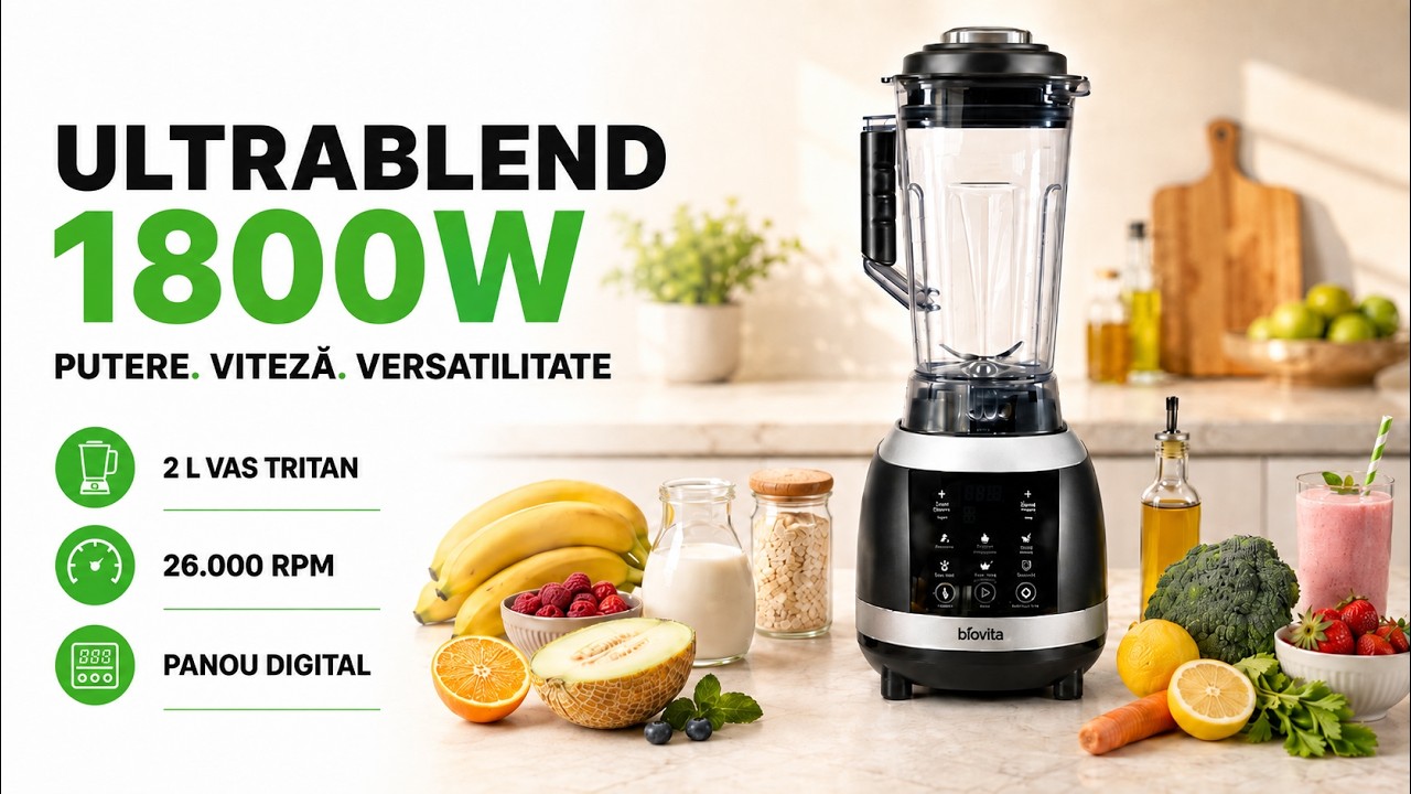 Blender Biovita Ultrablend-1800,1800 W, 2 L
