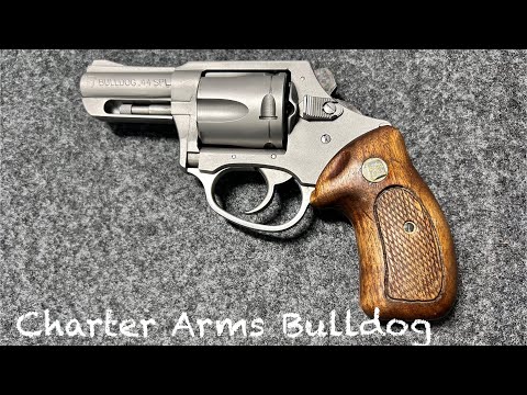 Low budget improvements to my Charter Arms Bulldog, 44 special revolver. Grips and frame