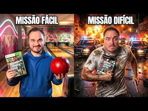 I played the EASIEST and HARDEST missions in each GTA game.