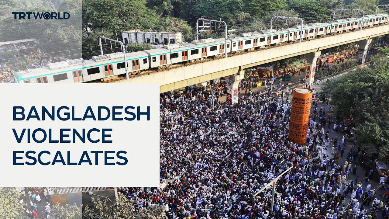 Protests erupt in Bangladesh after death of pro-democracy uprising leader