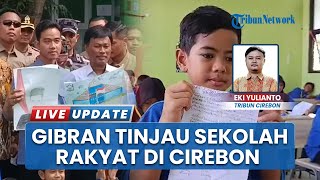 Wapres Gibran Kunjungi Sekolah Rakyat di Cirebon, Disambut Riuh hingga Dapat Surat dari Siswa