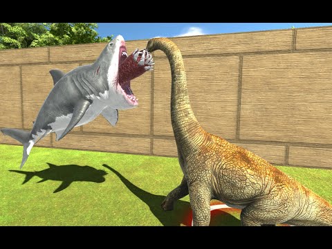New Update Mutant Megalodon Death Run Tour - Animal Revolt Battle Simulator