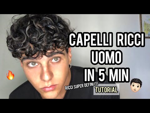 TUTORIAL CAPELLI RICCI UOMO IN 5 MINUTI! Estate 2022 / TUTORIAL CURLY HAIR MAN IN 5 MINUTES!