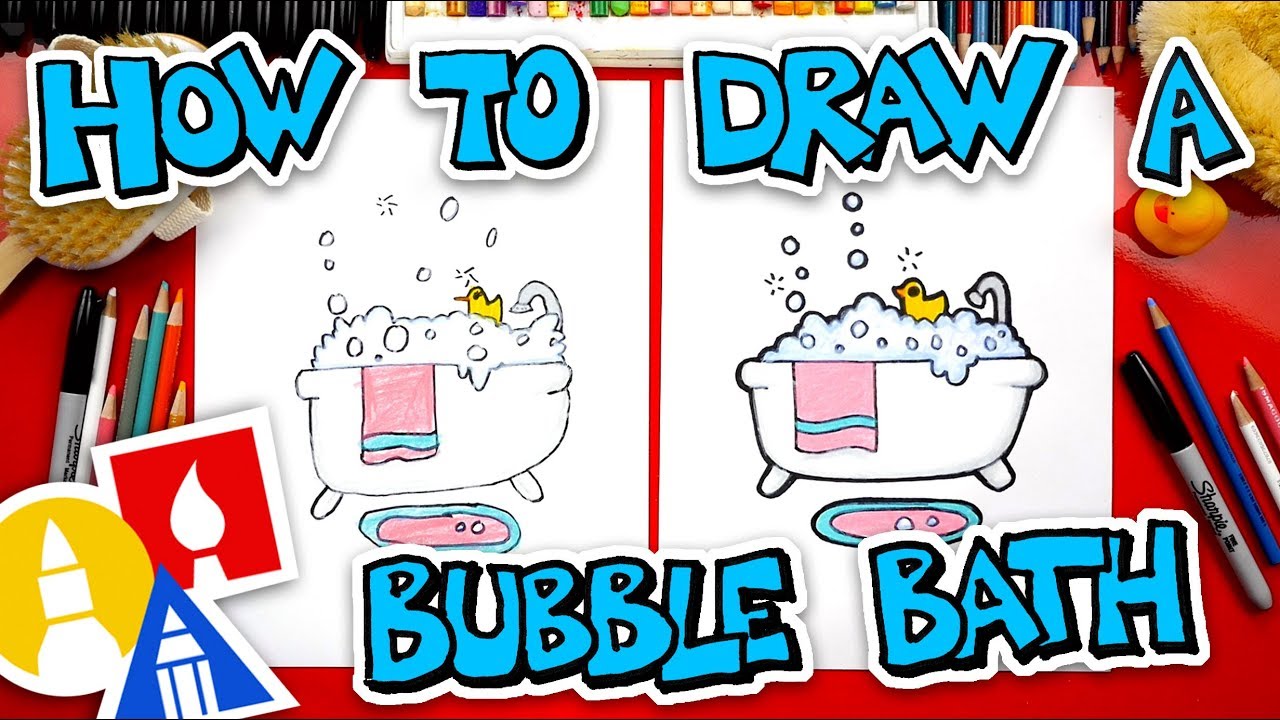 How To Draw A Bubble Bath