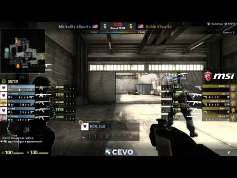 Mortality eSports vs Noble eSports (CEVO-P Placement Tournament CS:GO Season 8) - Sabo & Dust