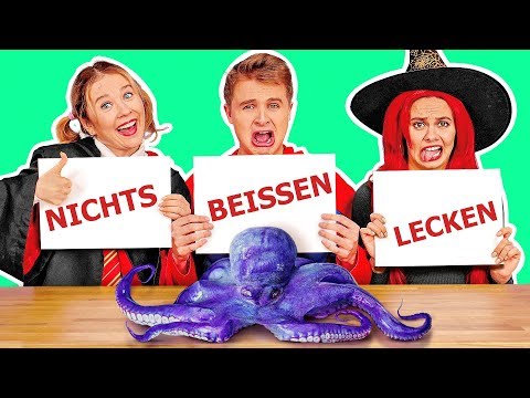 BITE, LICK, OR NOTHING—THE FOOD CHALLENGE. Halloween Trick-or-Treat Taste Test