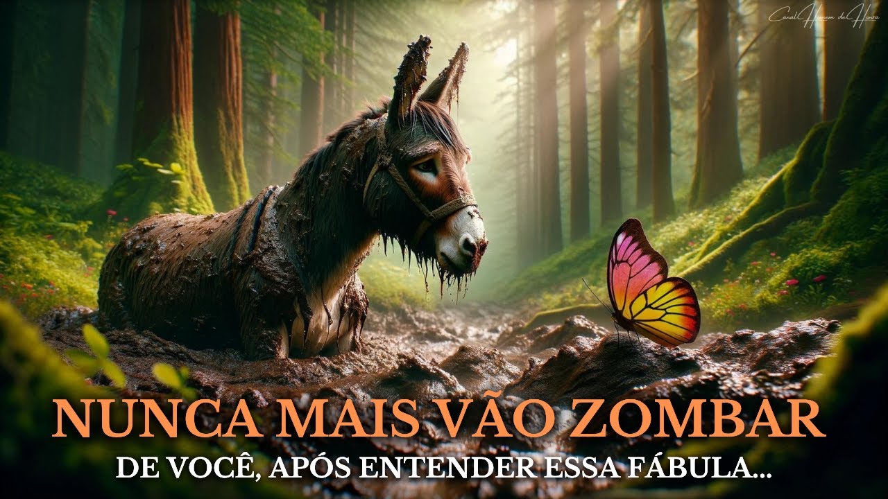 O BURRO E A BORBOLETA | Uma linda reflexão de vida