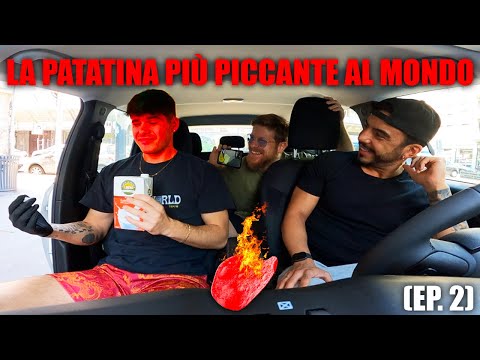 PROVIAMO LA PATATINA PIÙ PICCANTE DEL MONDO! #2 ft Ale Della Giusta, Human Safari, Gabriele Vagnato
