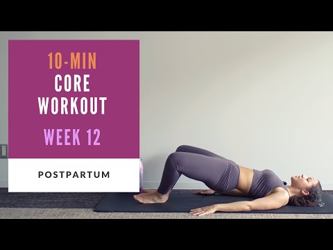Week 12 Postpartum | 10-min Core Workout