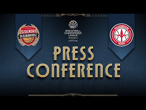 NHSZ-Szolnoki Olajbanyasz v Pallacanestro Trieste  - Press Conference | #BasketballCL 2025-26
