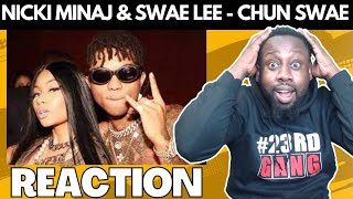Nicki Minaj - Chun Swae (Lyrics) feat. Swae Lee (VERSE BREAKDOWN!!!) | @23rdMAB REACTION