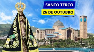 SANTO TERÇO DE APARECIDA DE HOJE - 26/10/2024 | MISTÉRIOS GOZOSOS | DIA DEDICADO A VIRGEM MARIA!