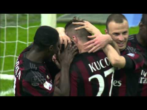 Il gol di Romagnoli - Milan - Alessandria - 5 - 0 - Semifinale - TIM Cup 2015/16