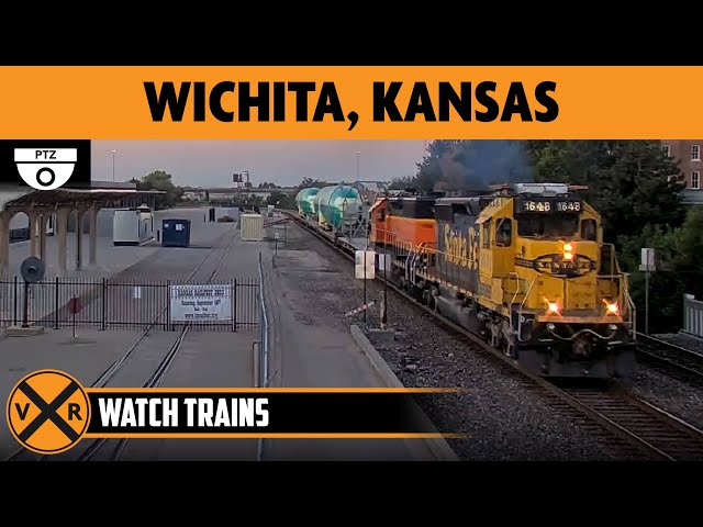 旧ウィチタ・ユニオン駅 BNSF アーカンソーシティ支線 鉄道 マイルポスト212.3地点