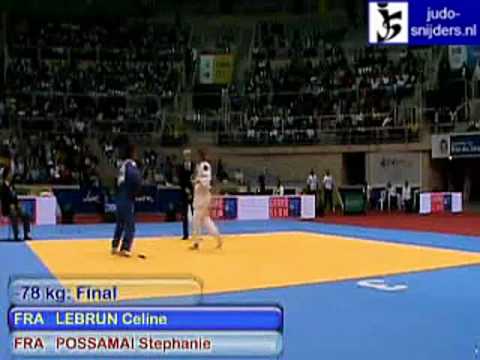 Judo 2009 Rio de Janeiro: Lebrun (FRA) - Possamai (FRA) [-78kg].