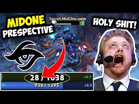 Holy Shit Epic Plays Of Secret Midone On Chongqing Major Final Vs Vp - MidOne Prespective