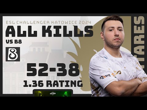 ETERNAL FIRE XANTARES (52-38) vs B8 @ ESL CHALLENGER KATOWICE 2024