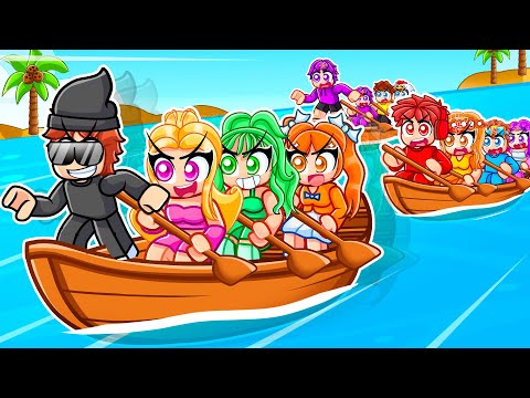 Techy Plays Aura Farm Boat Racing With MY CRAZY FAN GIRLS...