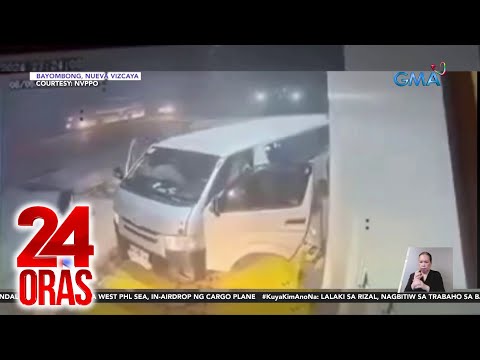 Kotse, sinalpok ang isang van sa Nueva Vizcaya; 4 sugatan 24 Oras