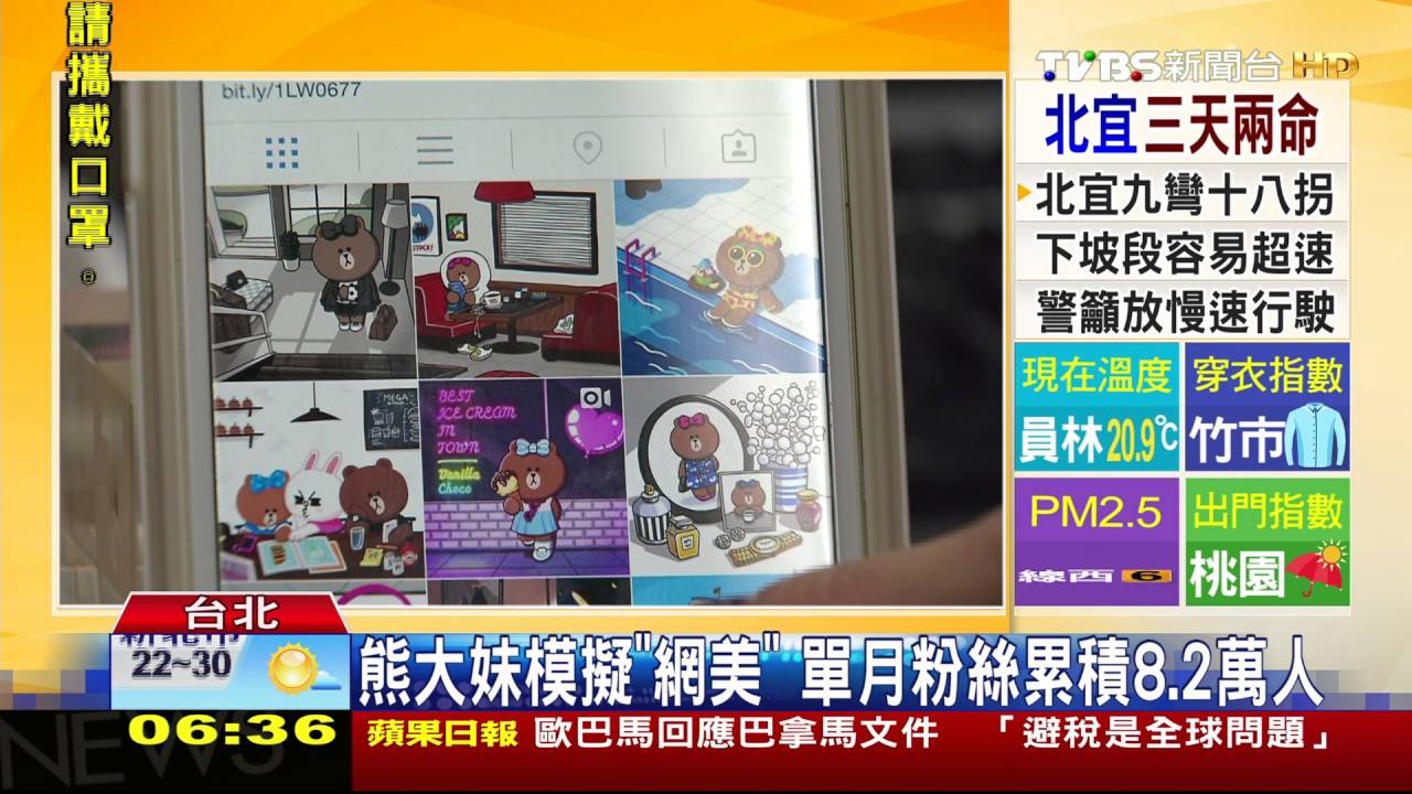 熊大兄妹檔賣萌! 貼圖年營收76億台幣