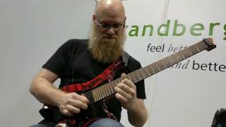 Video thumbnail for Per Nilsson NAMM 2017 (Scar Symmetry-Neuromancers) Strandberg Demo HD by Eligio Tapia