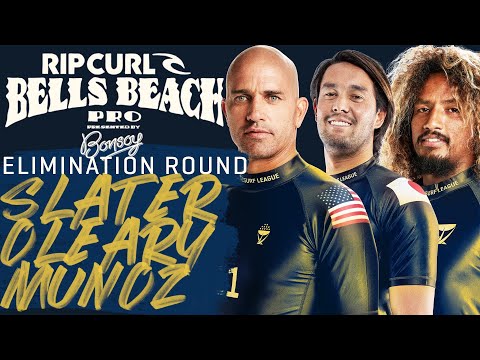 Kelly Slater, Connor O'Leary, Carlos Munoz | Rip Curl Pro Bells Beach - Elimination Round