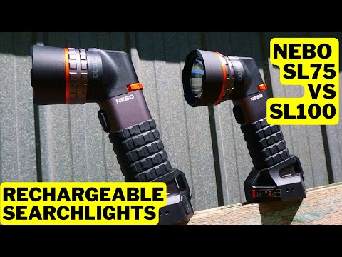 Nebo SL75 VS SL100 Battle of the LEP v Open Reflector