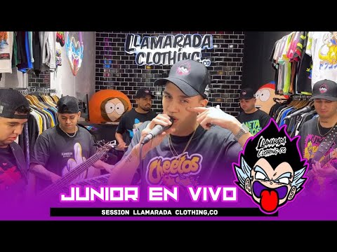JUNIOR - En vivo en @Llamaradaclothing / Video Oficial /