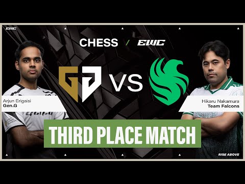 Arjun Erigaisi vs Hikaru Nakamura | Chess at EWC 25 - FINAL DAY - Third Place Match