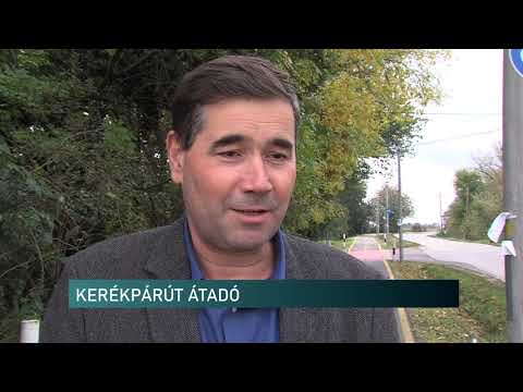 Szentlőrinc kerékpárút átadó - Híradó - 2020.10.19.