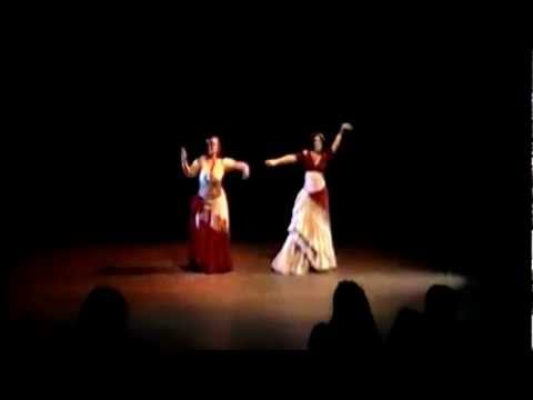 Crystal Eve Miller & Diana Spring performing Tribal Fusion Sword Duet