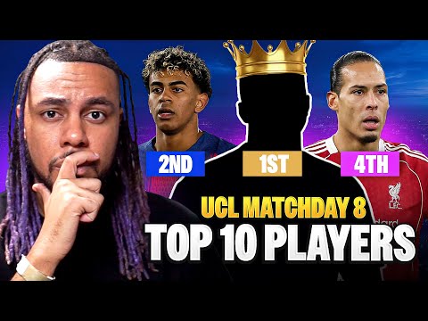 TOP 10 PLAYERS OF UCL MATCHDAY 8! 🥇