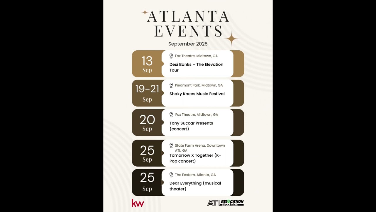 Atlanta October Events 2025!