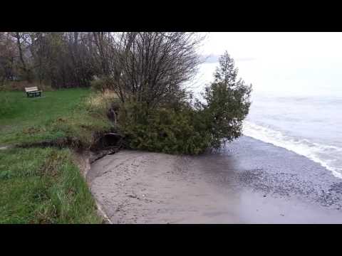 South Ajax waterfront high water levels