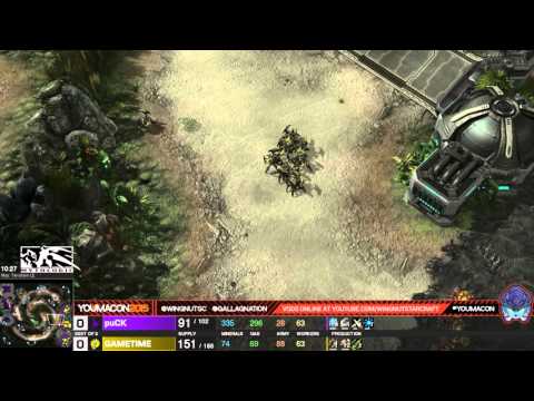 Youmacon 2015 - Winners RD2 - Puck(P) v Gametime(Z) - Game1