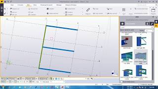 Tekla: Moving multiple members simultaneously using construction lines
