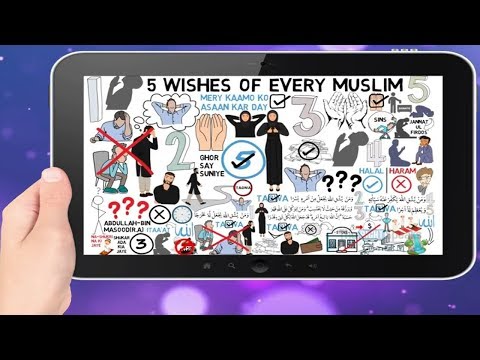 How to fulfill 5 Wishes that Every Muslim has - Qari Sohaib Ahmed Animated |TRCI-TV