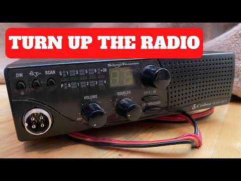 Increase CB Radio Modulation Legally - Cobra 18 WX ST II