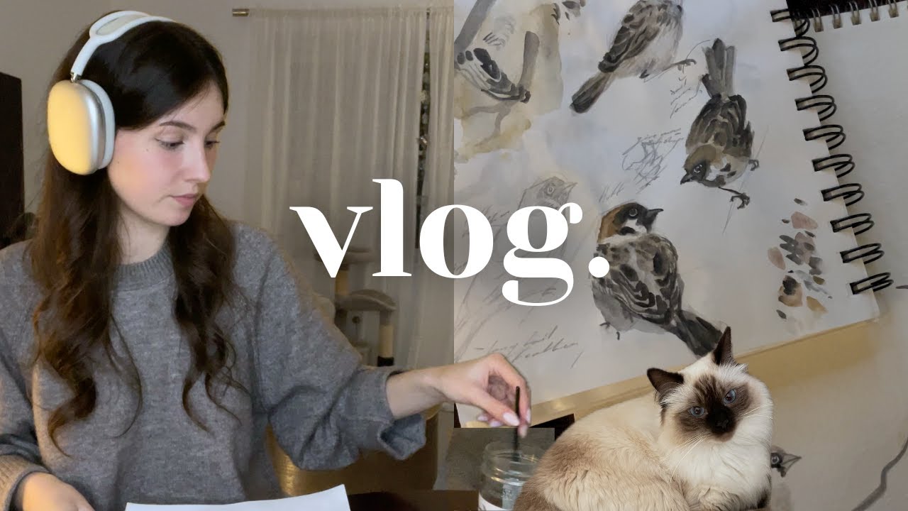 slow days & getting back into art