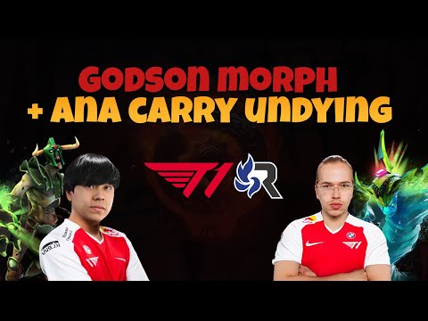 GODSON MORPH + ANA CARRY UNDYING - T1 VS RSG - TI11 SEA QUALIFIERS