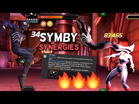 Symbiote Spidey | Red Goblin Synergy Giving Those Big Yellow Numbers! | Marvel Contest of Champions