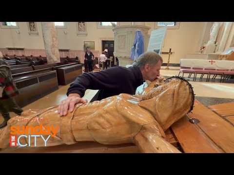 VIDEO: Cross of Gratitude Makes Stop at Brooklyn Church on Worldwide Spiritual Pilgrimage